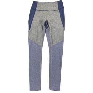 Outdoor Voices Leggings Pants Womens Size XS Gray & Blue Colorblock Warmup